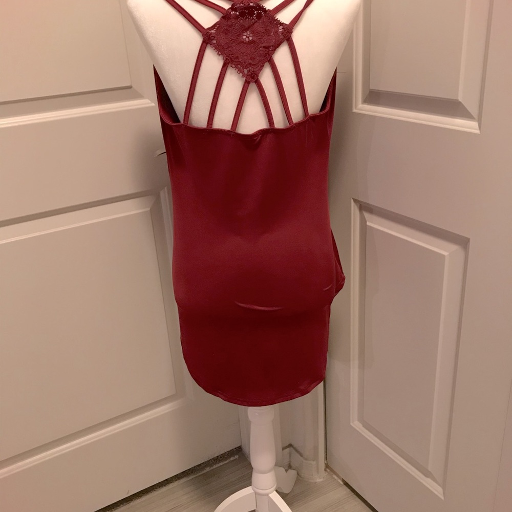Red tank top